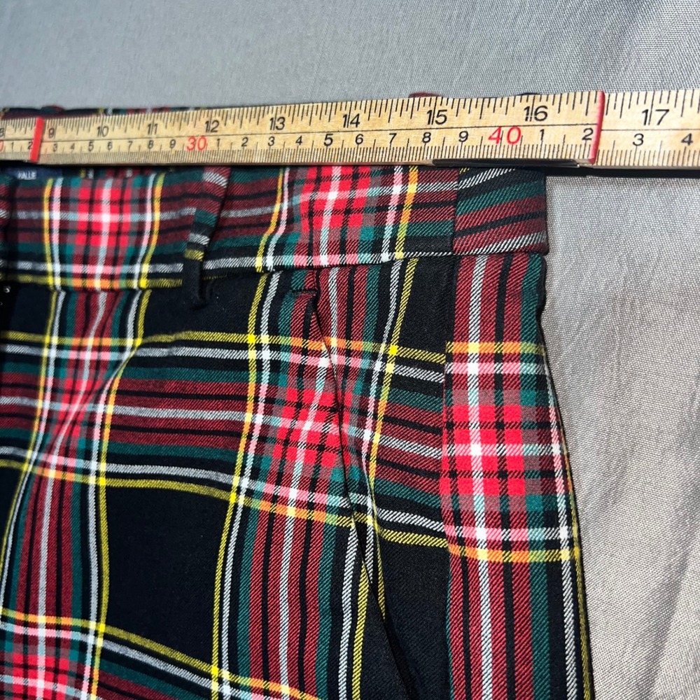 J.Crew Kallie‎ Pant Womens Size 8 Stewart Tartan Plaid Straight Leg Holiday Sass - Picture 4 of 14